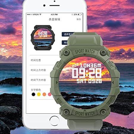 Sports Smart Watch With Weather Forecast Tracker And Heart Rate Monitor For Android/Ios |Trend Tech Depot - Trend Tech Depot