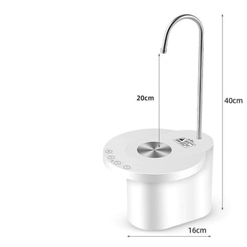 Automatische, elektrische, wiederaufladbare Wasserspenderpumpe für 20-Liter-Wasserflaschen |Trend Tech Depot