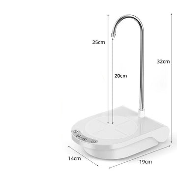 Automatische, elektrische, wiederaufladbare Wasserspenderpumpe für 20-Liter-Wasserflaschen |Trend Tech Depot