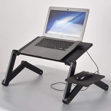 Cooling Laptop Desk Creative Aluminum Alloy Bed Desk Mobile Lazy | Trend Tech Depot