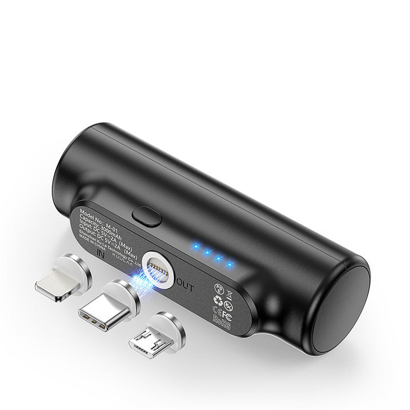 Charging Treasure Capsule Kreative Powerbank 3-in-1 tragbar |Trend Tech Depot