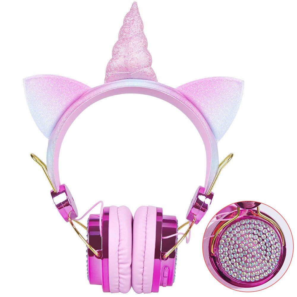 Cute Unicorn Headphones With Mic and Noise Cancellation Gaming Headset For Kids | Trend Tech Depot