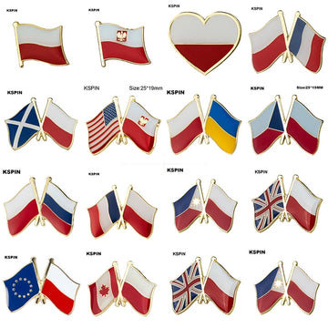 Poland Flag Laple Pin Badge Stylish Addition Outfit Professional-Grade |Trend Tech Depot