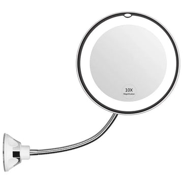 Flexible And Portable Magnifying Makeup Mirror For Home, Travel, Make Up, Plucking Eyebrows |Trend Tech Depot