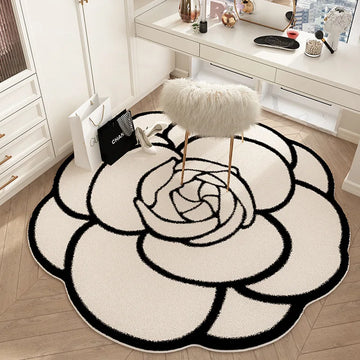 Plush Carpet Flower Shape Soft Fluffy Carpets Bedroom Bathroom |Trend Tech Depot