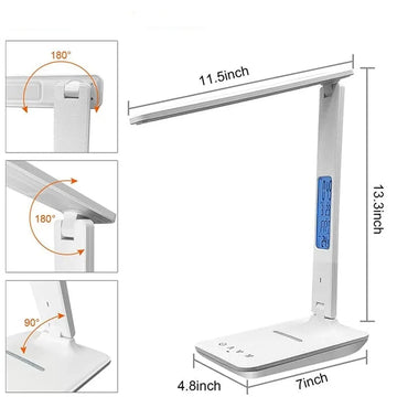 Wireless Charger Pad Led Desk Lamp Temperature Alarm Clock Business |Trend Tech Depot