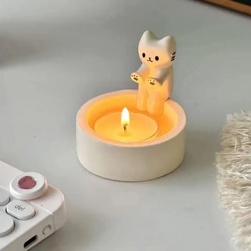 Cute Decorative Warming Paws Cat Tealight Holders Ornaments For Cat Lovers | Trend Tech Depot