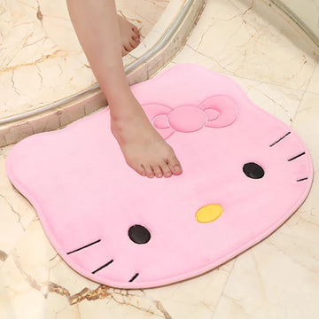 Cartoon Rug Anime Cat Plush Floor Mat Bathroom Non-Slip Carpet Car Cushion | Trend Tech Depot