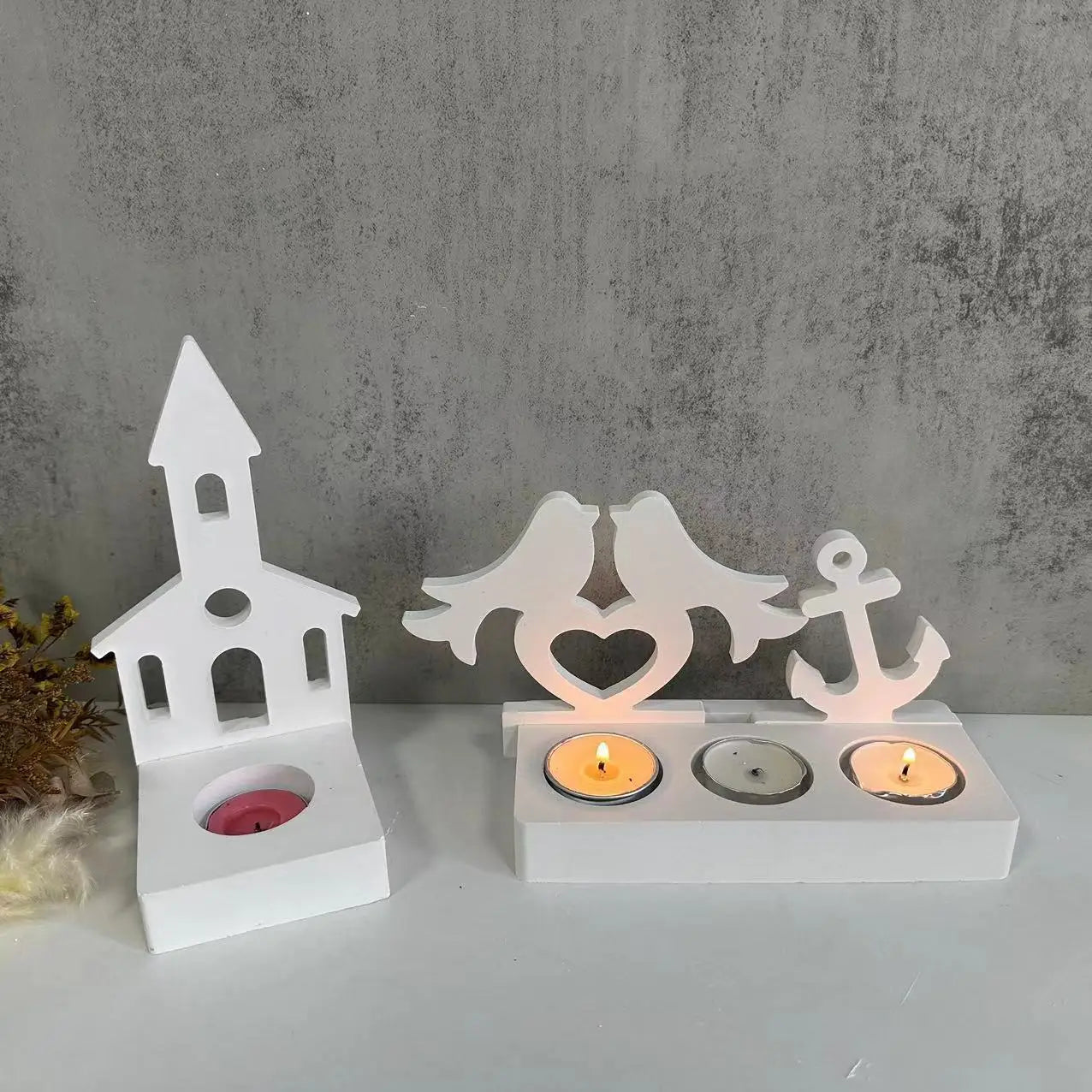 Bird Anchor House Silicone Candle Molds Gypsum Candle |Trend Tech Depot