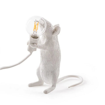 Modern Led Table Lights Resin Animal Rat Cat Squirrel Led Night Lights Mouse |Trend Tech Depot