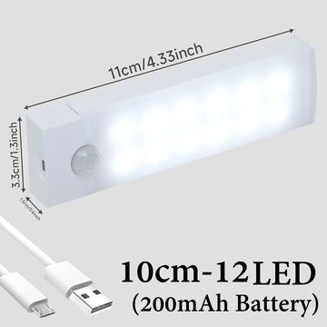 Kabelloses LED-Nachtlicht mit Bewegungsmelder, Nachttischlampe für Schlafzimmer, Schrank |Trend Tech Depot