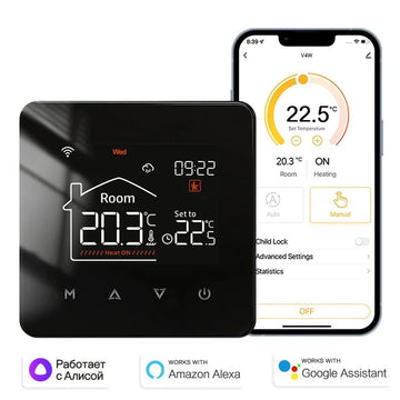 Smart Home Thermostat Wasser Elektro Warm Fußbodenheizung Gaskessel |Trend Tech Depot