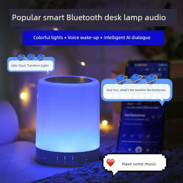 Bluetooth Audio Small Night Lamp Wireless Creative Romantic Bedroom |Trend Tech Depot