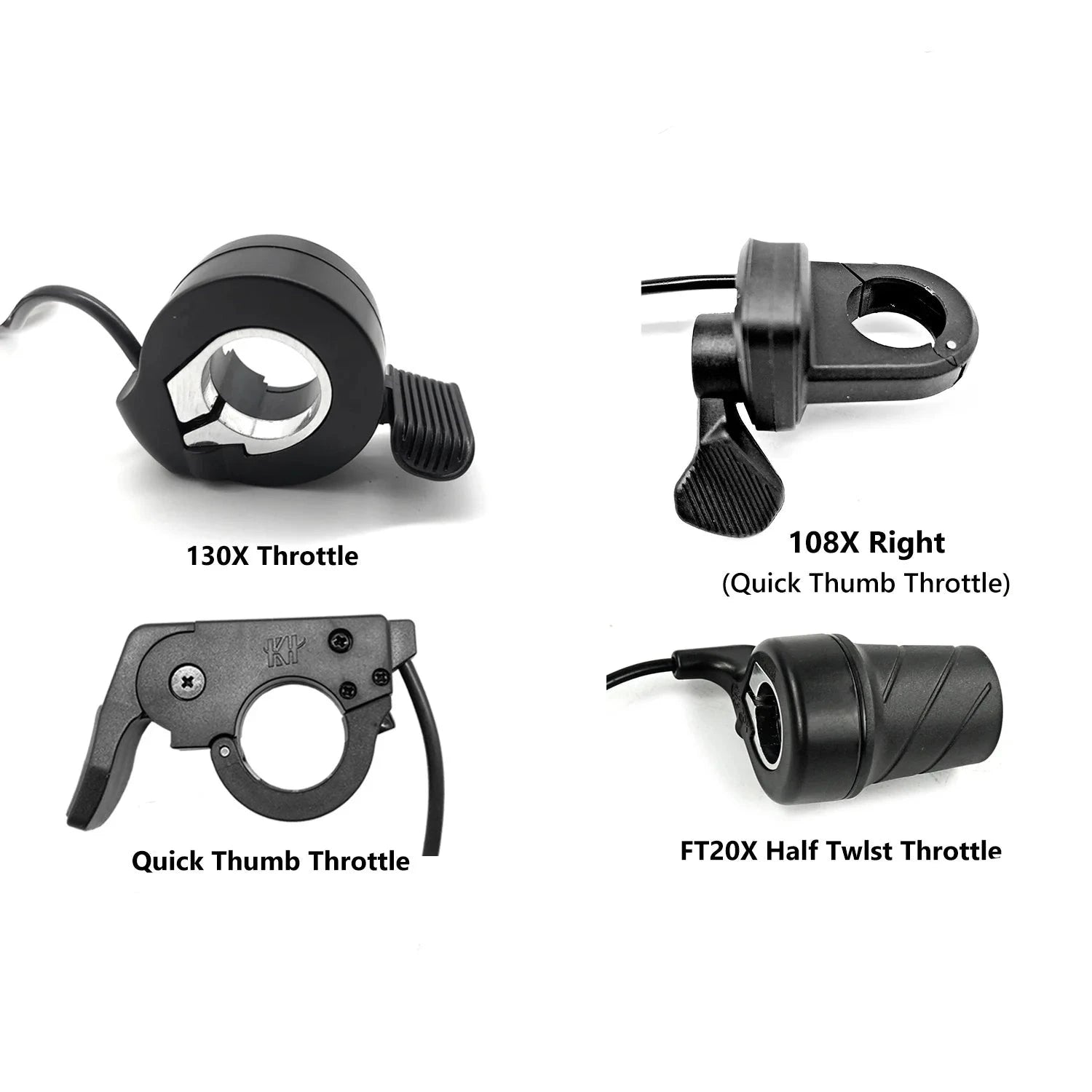 E-Bike Conversion Kit Right Left Thumb Throttle For Electric Scooter |Trend Tech Depot