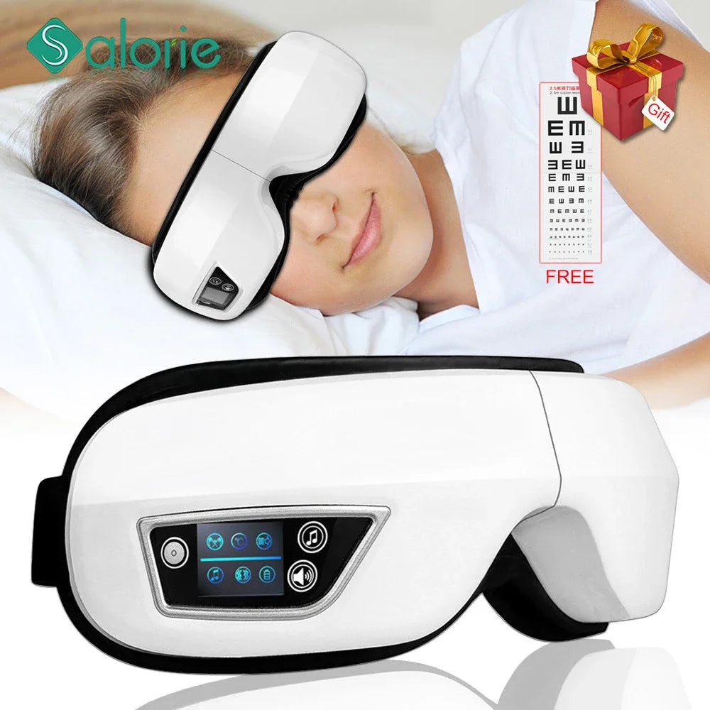 Smart Eye Massager And Mask For Relieving Tension With Heating Airbag Vibration |Trend Tech Depot