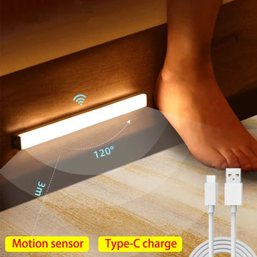 Motion Sensor Light Wireless Led Night Lights Bedroom Decor Light Detector |Trend Tech Depot