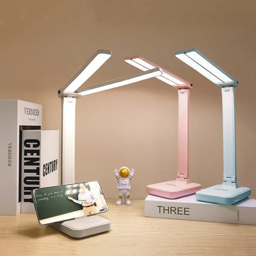 Led Desk Lamp USB Rechargeable Table Lamp 3 Levels Dimmable Touch |Trend Tech Depot