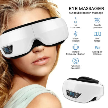 Smart Eye Massager And Mask For Relieving Tension With Heating Airbag Vibration |Trend Tech Depot