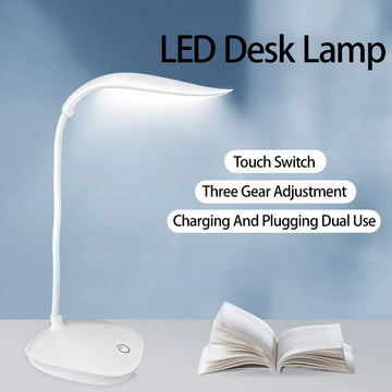 Usb Rechargeable Led Foldable Dimmable Reading Table Eye Protection Lamp |Trend Tech Depot