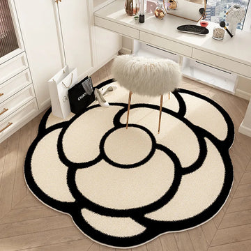 Plush Carpet Flower Shape Soft Fluffy Carpets Bedroom Bathroom |Trend Tech Depot