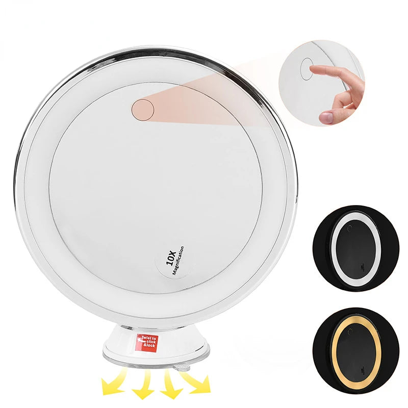 Flexible And Portable Magnifying Makeup Mirror For Home, Travel, Make Up, Plucking Eyebrows |Trend Tech Depot