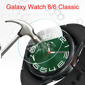 Displayschutzfolie aus gehärtetem Glas, kompatibel mit Samsung Galaxy Watch 6 Classic 43 mm/47 mm |Trend Tech Depot