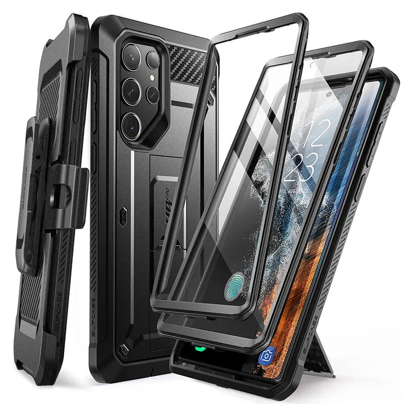 Samsung Galaxy S23 Ultra Case Full-Body Dual Layer Rugged Belt-Clip Case |Trend Tech Depot