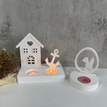 Bird Anchor House Silicone Candle Molds Gypsum Candle |Trend Tech Depot