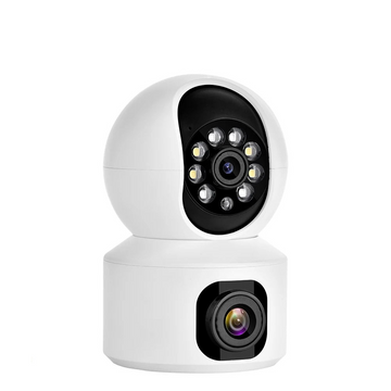 Dual Lens CCTV Wifi 360 Indoor Smart Camera For Home Security | Trend Tech Depot